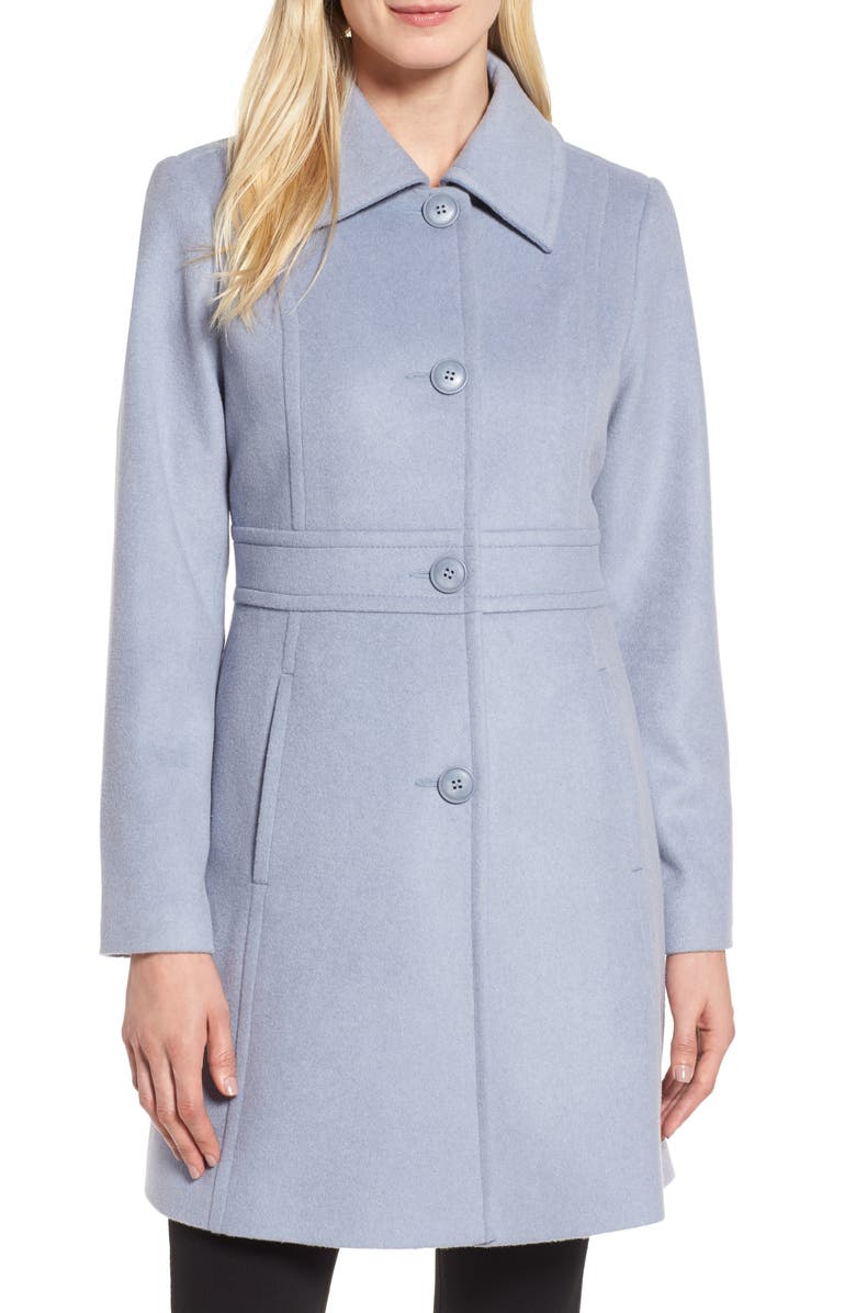 Kristen Blake Wool Blend Walking Coat, Main, color,