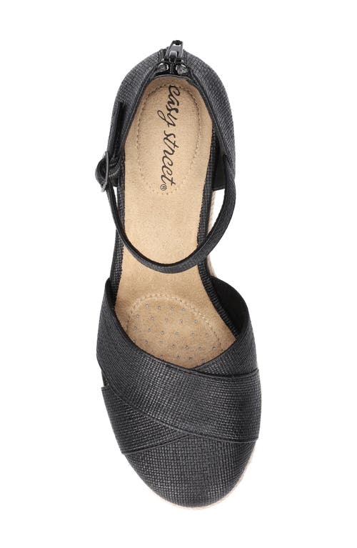 EASY STREET EASY STREET COAST ESPADRILLE WEDGE SANDAL