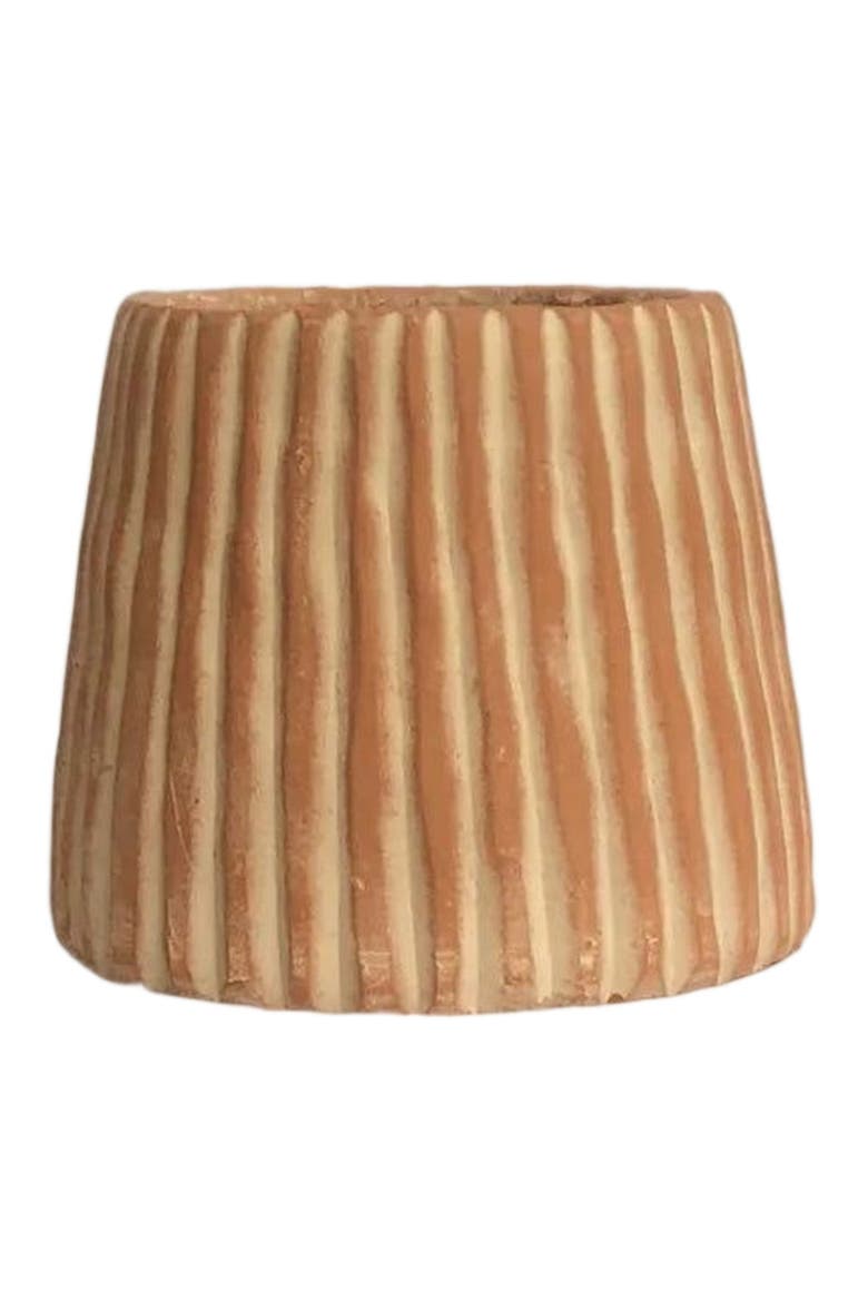 Elvira Terracotta Planter by Diego Olivero Studio, Alternate, color, Brown