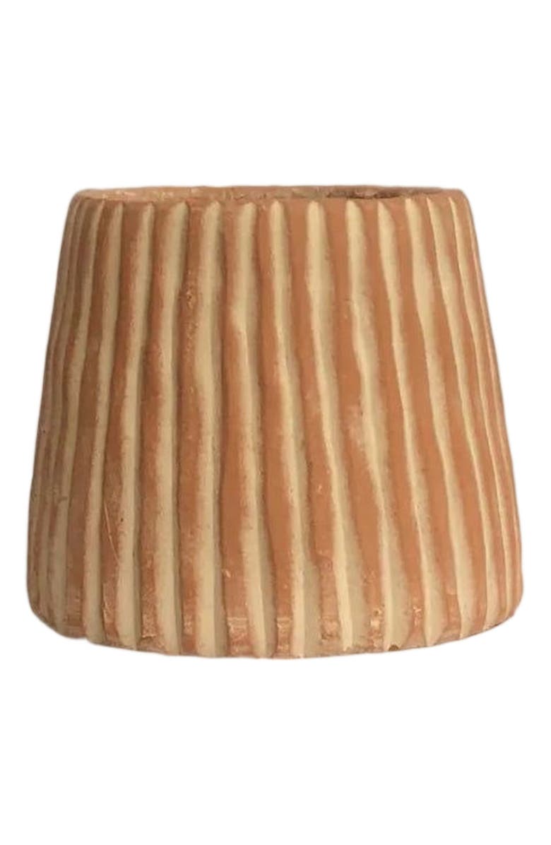 Meso Goods Elvira Terracotta Planter by Diego Olivero Studio, Alternate, color, Brown