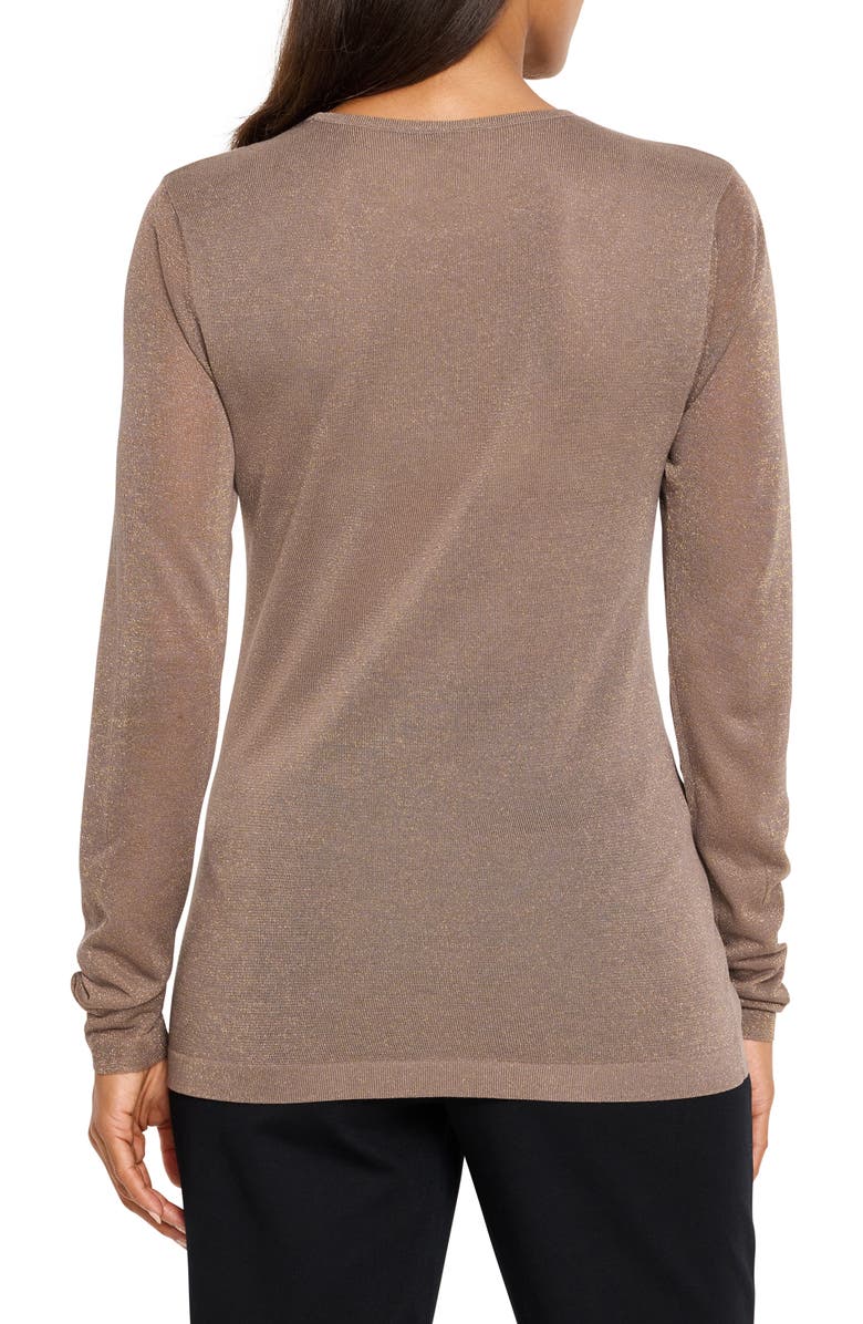 NIC+ZOE Shimmer Crewneck Sweater, Alternate, color,