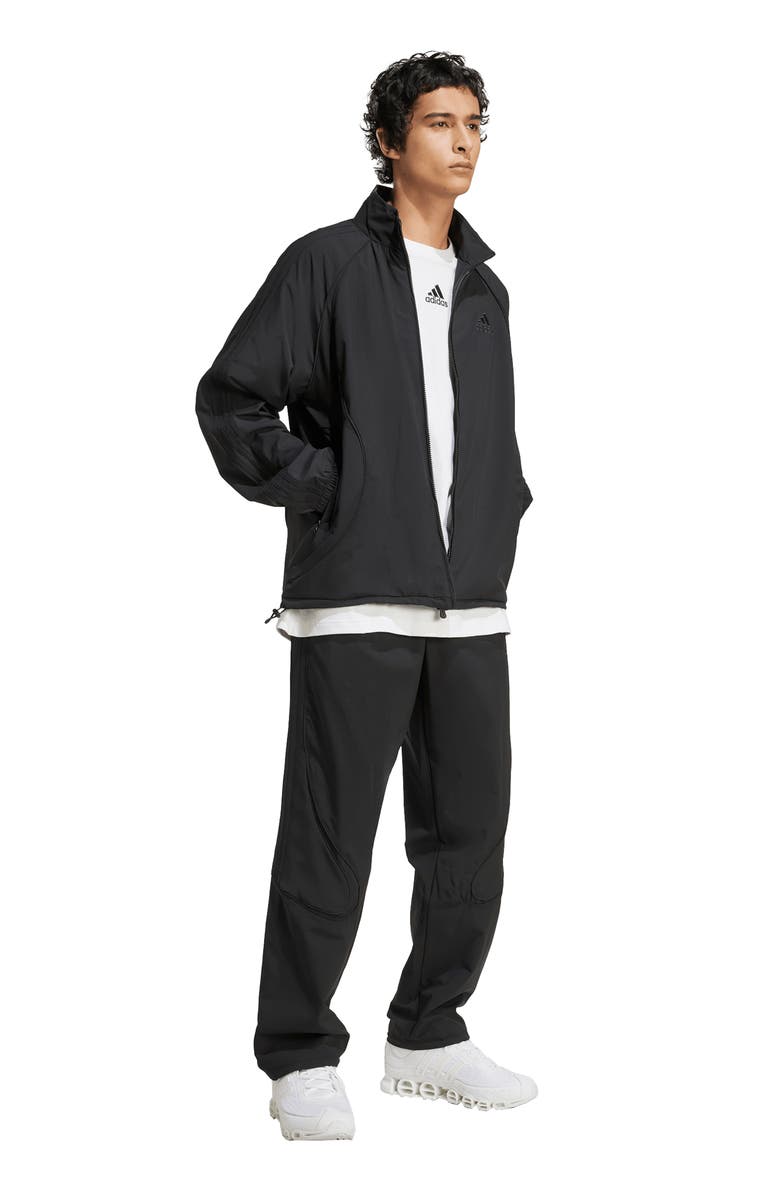 adidas Teamgeist Loose Fit Track Pants, Alternate, color, Black/ Black