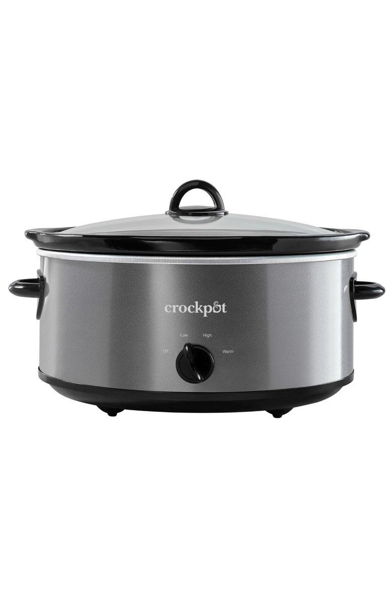 7-Quart Manual Slow Cooker, Main, color, Charcoal