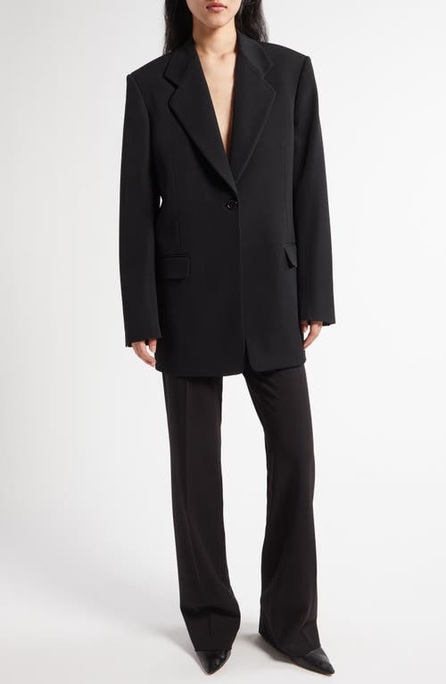 The Row Vermont Oversize Wool Blazer In Black