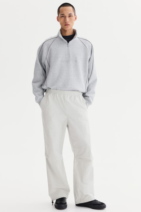 Relaxed-fit parachute pants