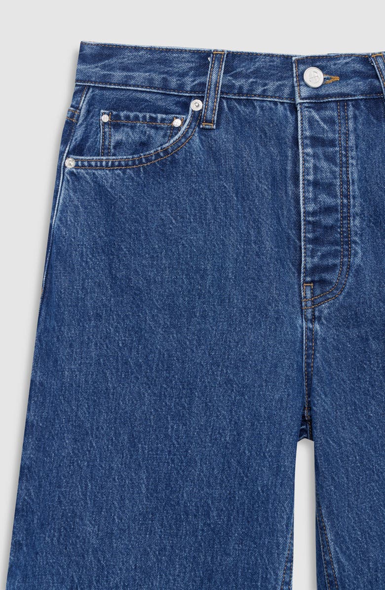 ANINE BING Fritz Jean, Alternate, color, Clean Indigo
