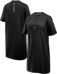 FANATICS Women's Fanatics Black Philadelphia Phillies Elements Cotton Dress