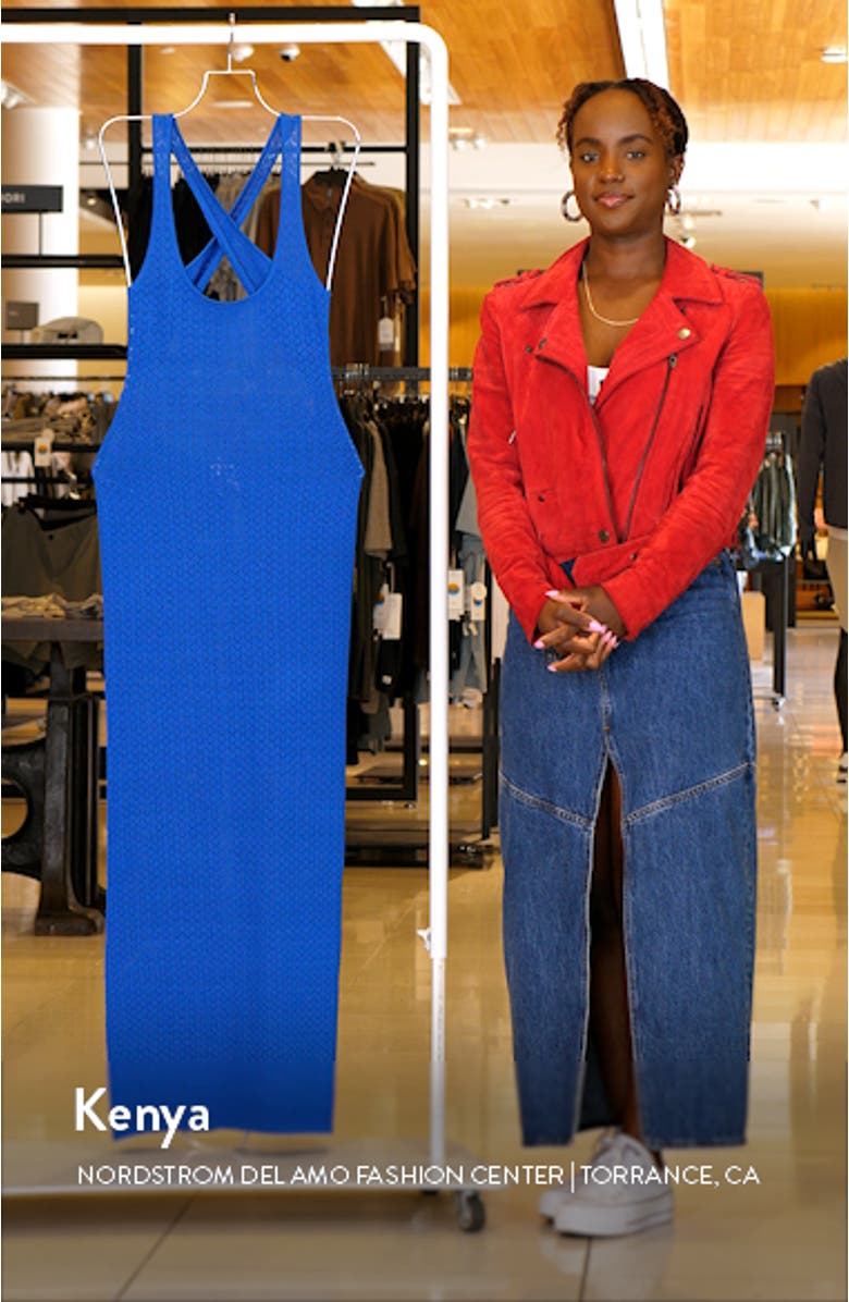 Open Stitch Sleeveless Sweater Dress, sales video thumbnail