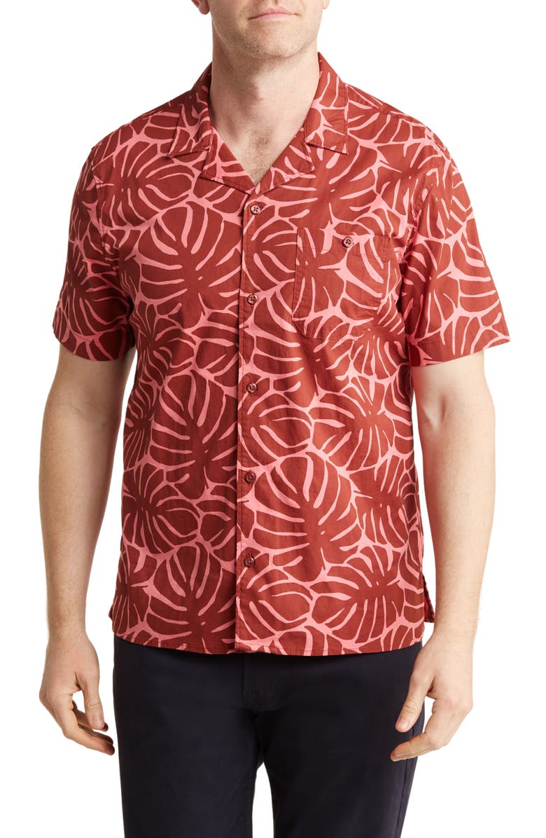 Abound Short Sleeve Camp Shirt, Main, color,