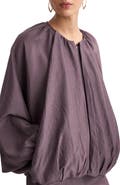 MANGO Oversize Bubble Bomber Jacket