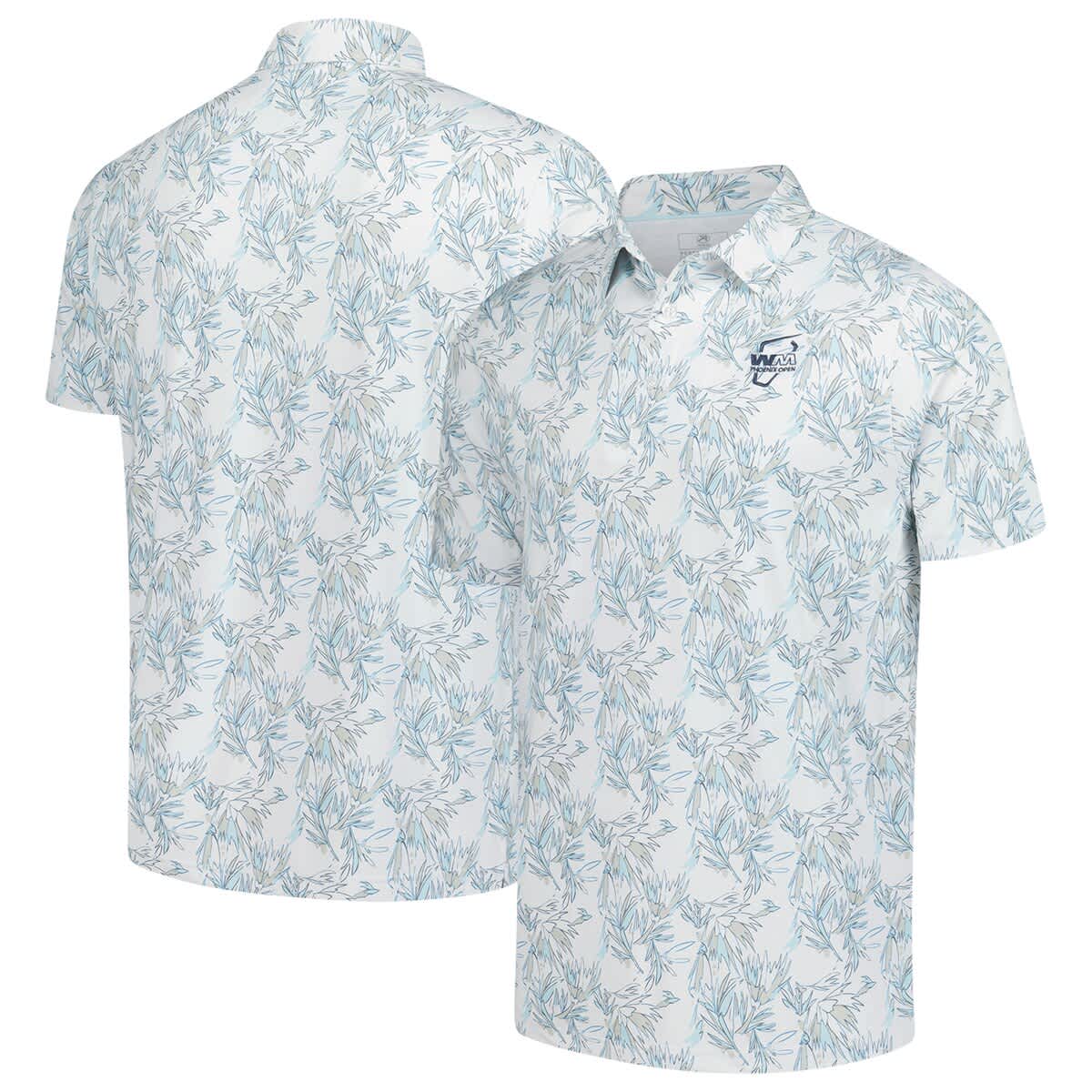 Men'sAhead White WM Phoenix Open Hobbs Polo