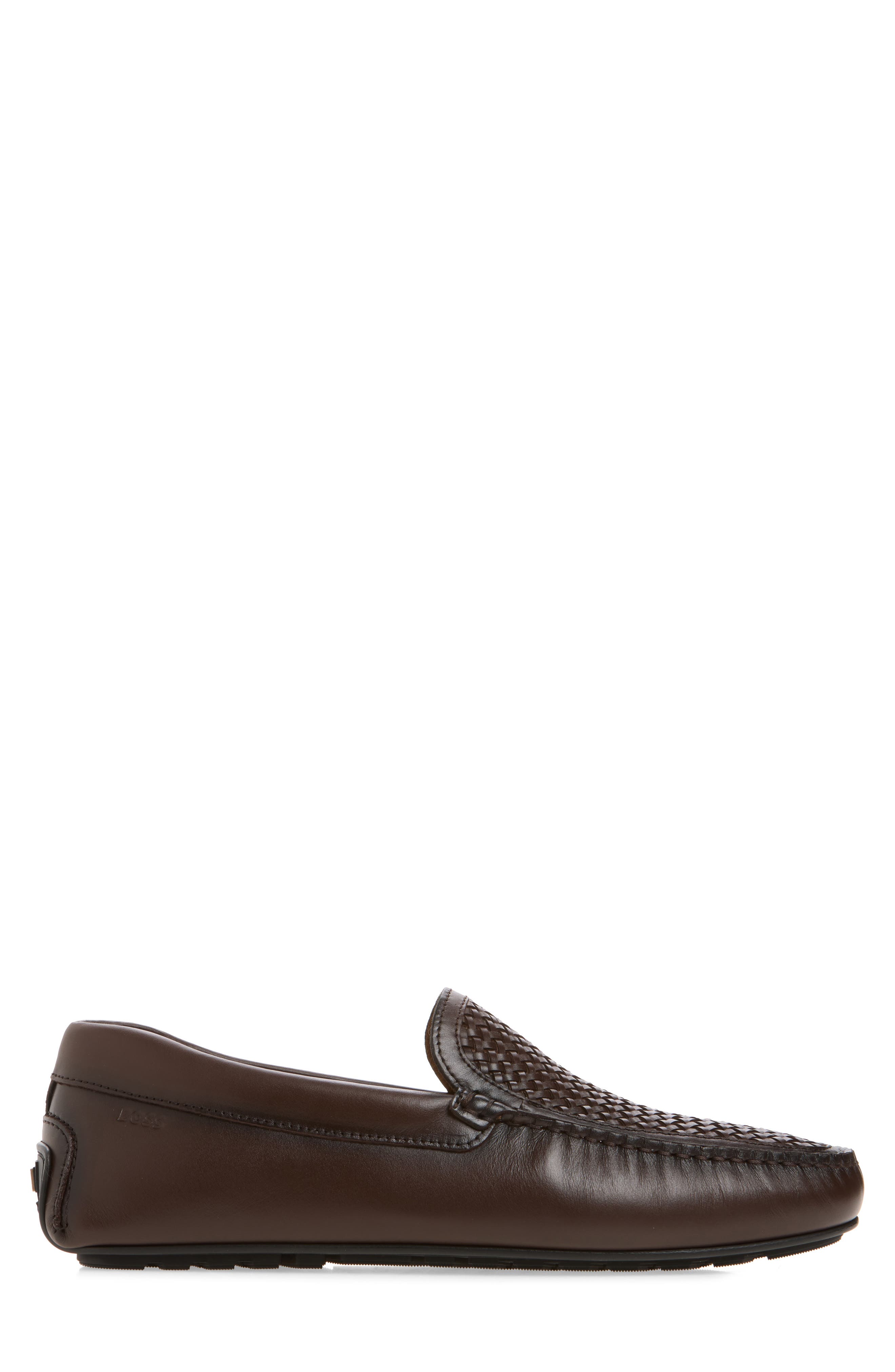 Noel Moc Toe Loafer, Alternate, color, DARK BRN