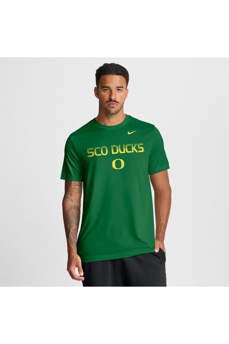Men's Nike Green Oregon Ducks Primetime Legend Kinetic Mantra Dri-FIT T-Shirt, Main, color, Green