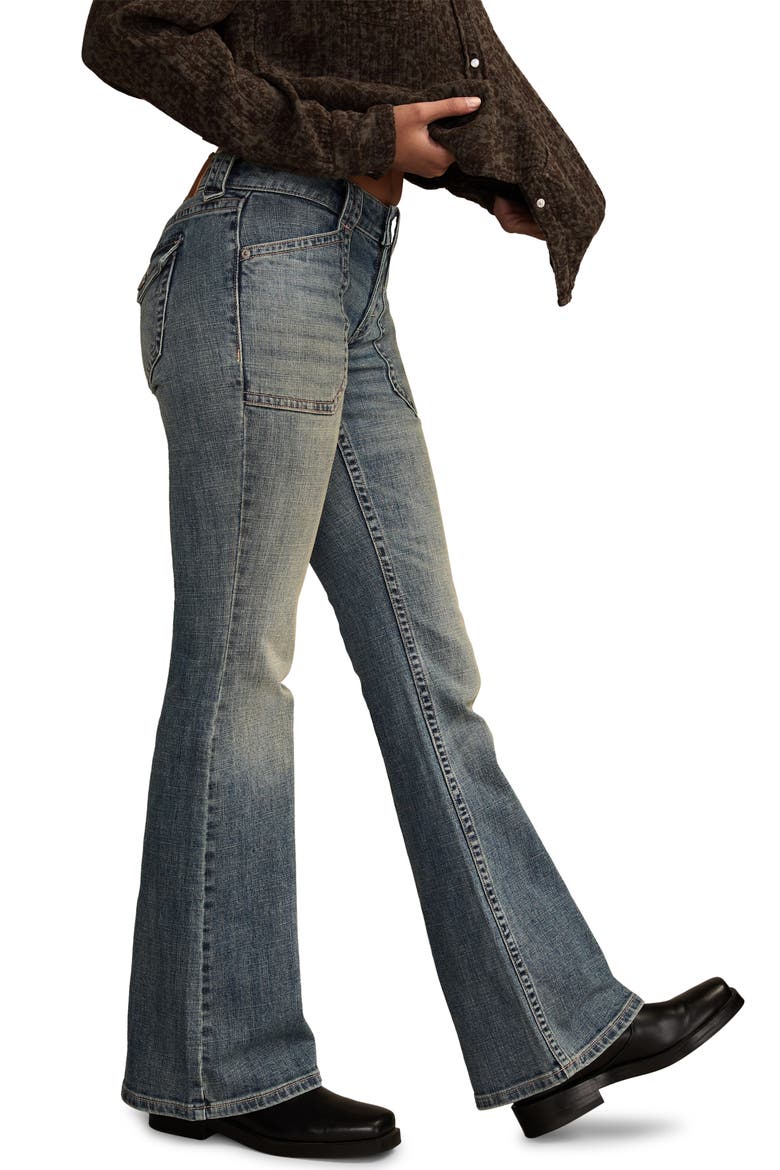 Flare Jeans, Alternate, color, HEART BREAKER WASH