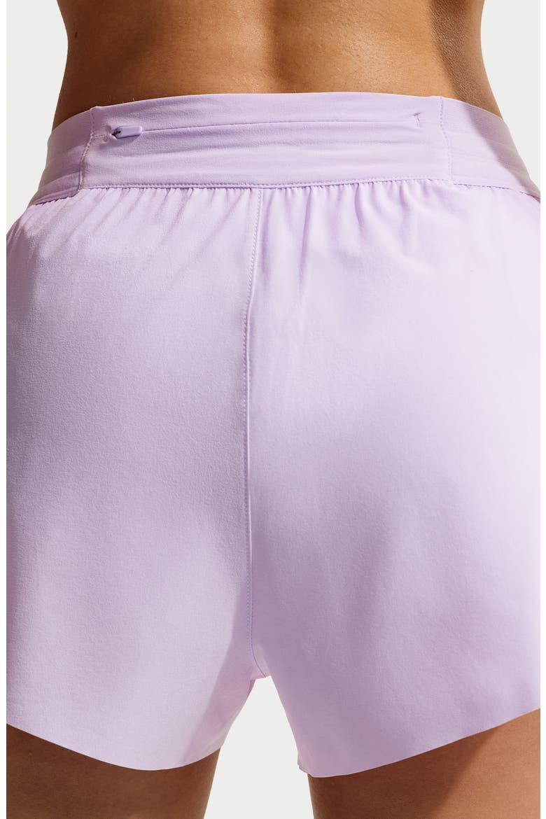 Swift Dri-FIT Mid-Rise Brief-Lined Running Shorts, Alternate, color, 511 VIOLET MIST