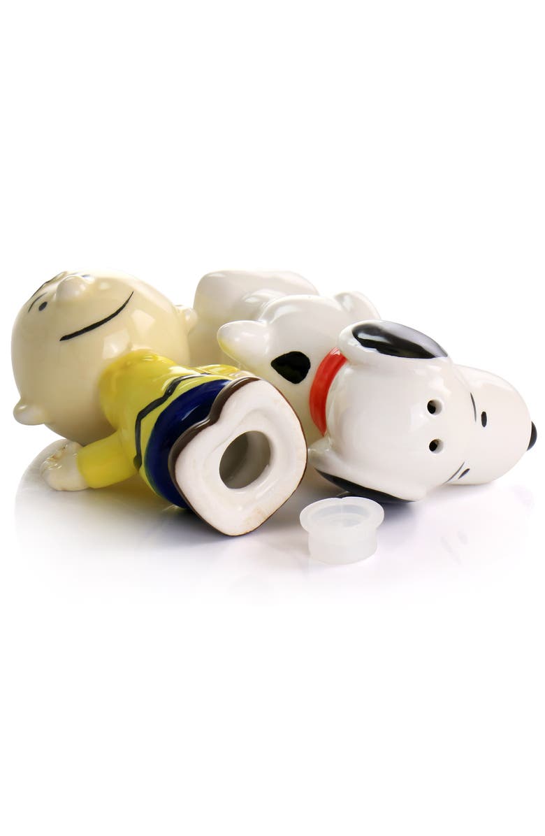 PEANUTS Classical Pals Charlie Brown and Snoopy Figurine Salt and Pepper Shaker Set, Alternate, color, Multi