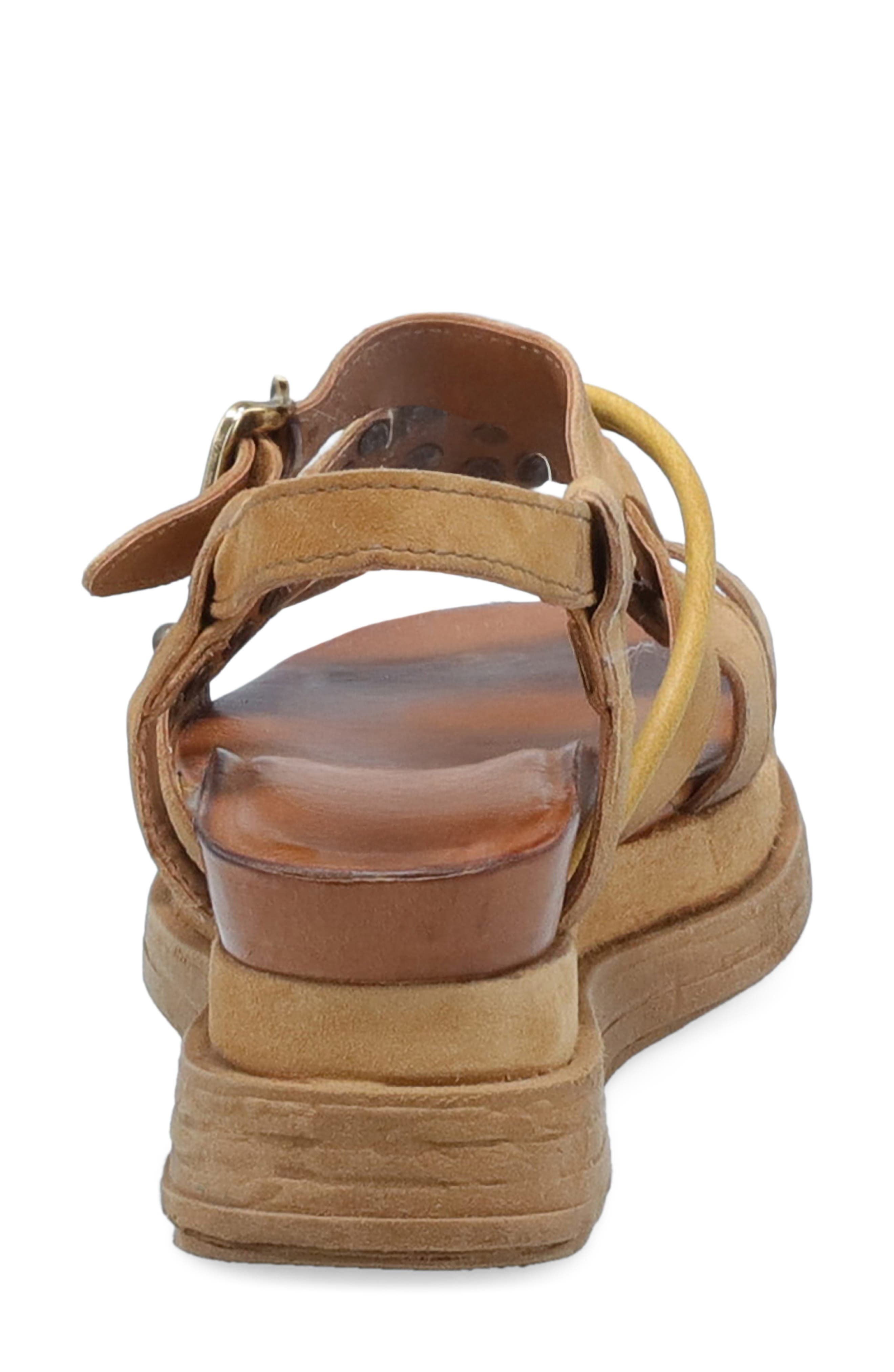 Lowman Platform Sandal, Alternate, color, CAMEL