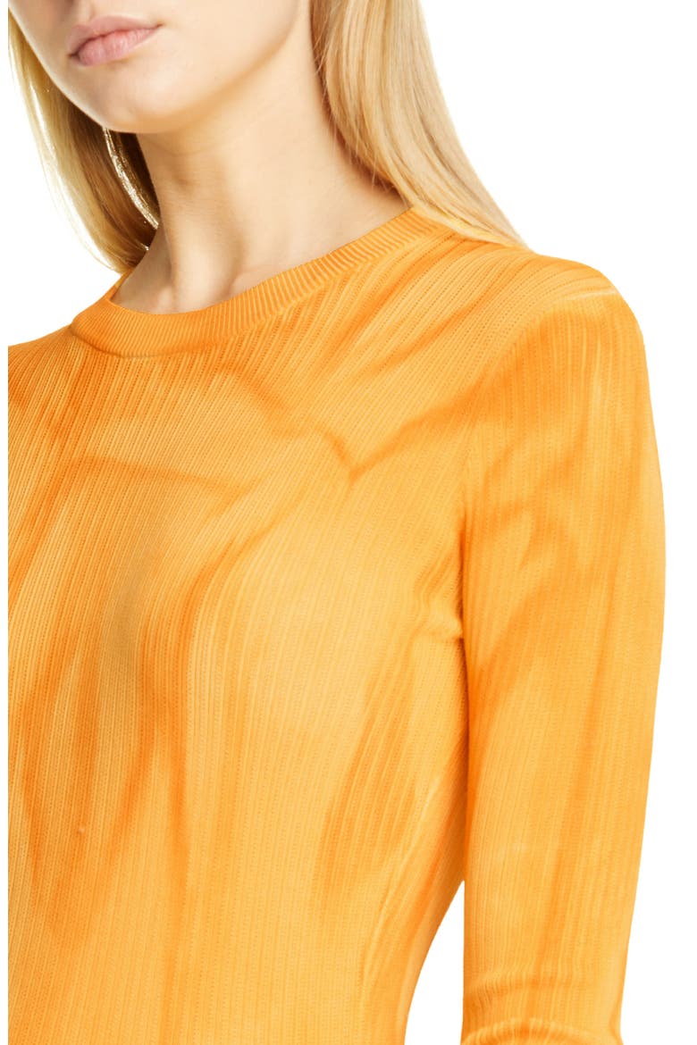 Tie Dye Sweater, Alternate, color, ORANGE/ BLUE