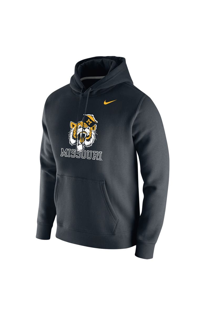 Nike Men's Nike Black Missouri Tigers Vintage School Logo Pullover Hoodie, Alternate, color, 