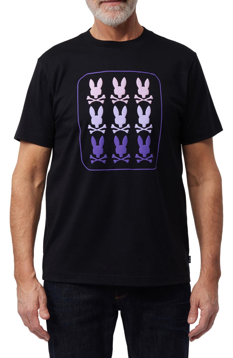 Psycho Bunny Barker Graphic T-Shirt, Main, color, 