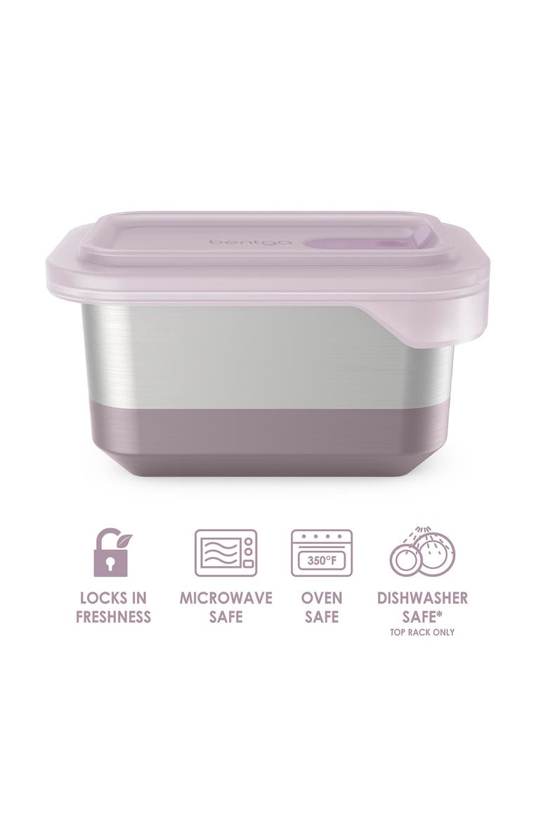 MicroSteel Heat & Eat Container - Lunch Size 3 Cups - Dusk, Alternate, color, DUSK