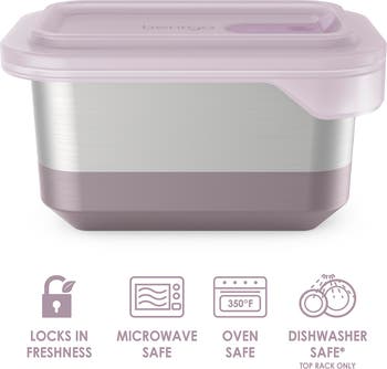 MicroSteel Heat & Eat Container - Lunch Size 3 Cups - Dusk