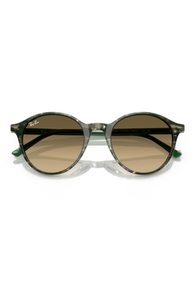 Bernard 51mm Gradient Phantos Sunglasses, Alternate, color, GREEN/ BROWN