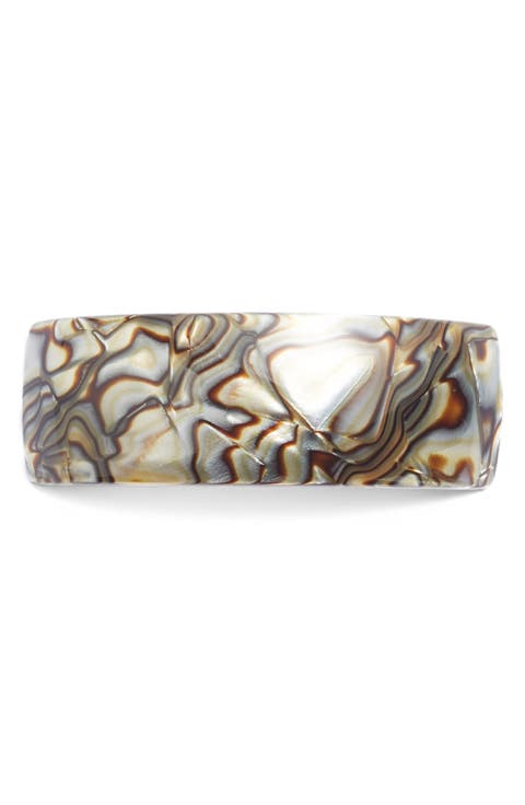 'Volume' Rectangle Barrette