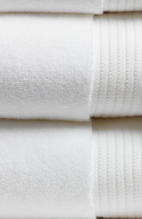 Nordstrom 4-piece Luxury Bath Towel & Hand Towel Set $136 Value In White