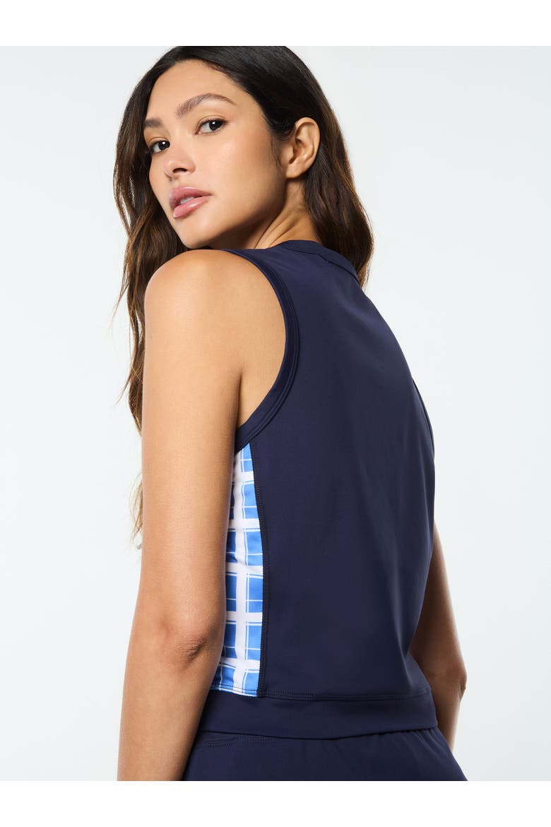 Lara Cropped Top, Alternate, color, MARITIME BLUE