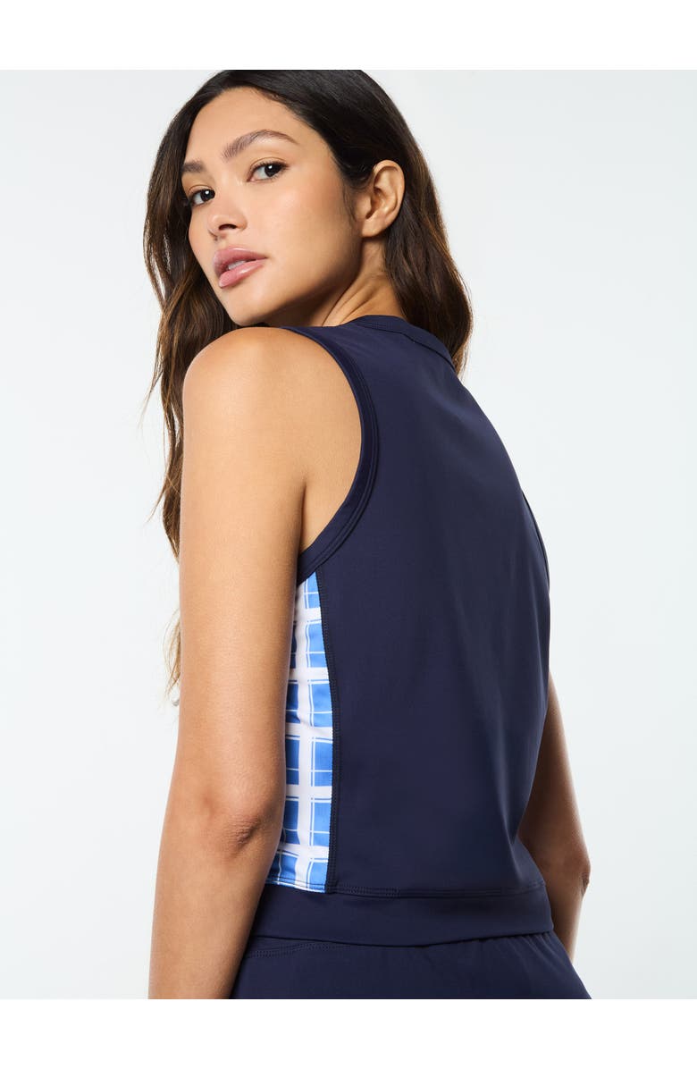 Sergio Tacchini Lara Cropped Top, Alternate, color, Maritime Blue