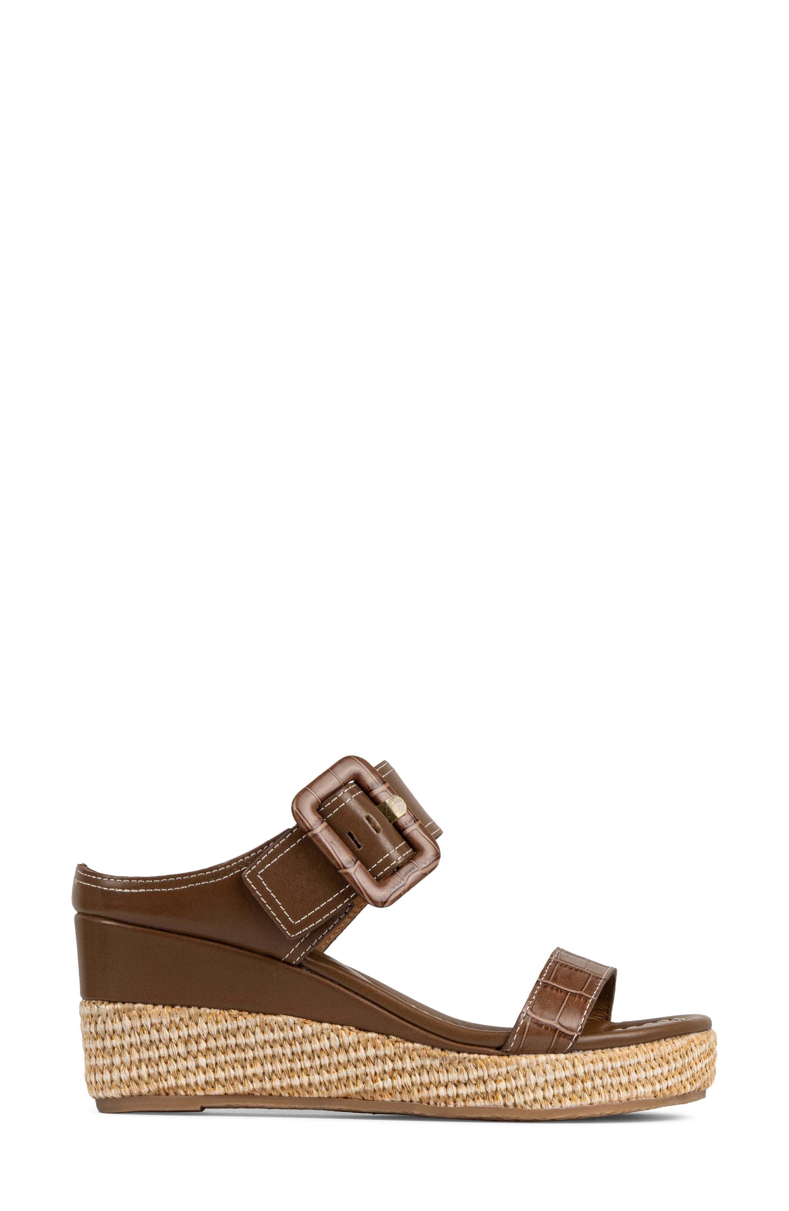 Donald Pliner Gizelle Platform Wedge Sandal, Alternate, color, Saddle