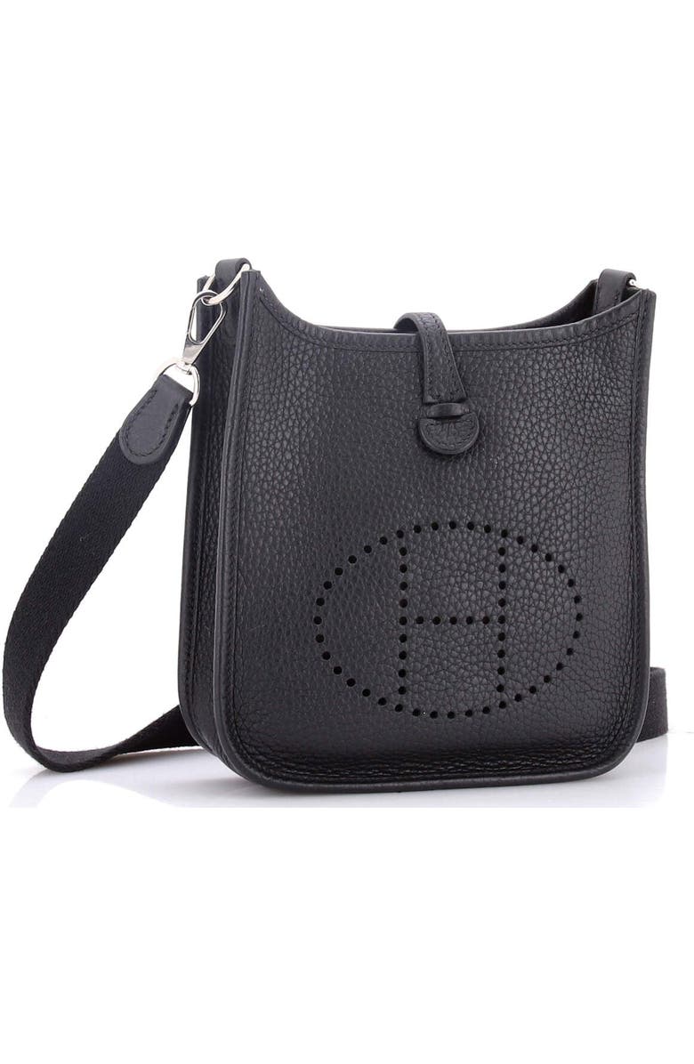 Pre-Owned Hermes Evelyne Bag Gen III Clemence TPM, Alternate, color, Noir