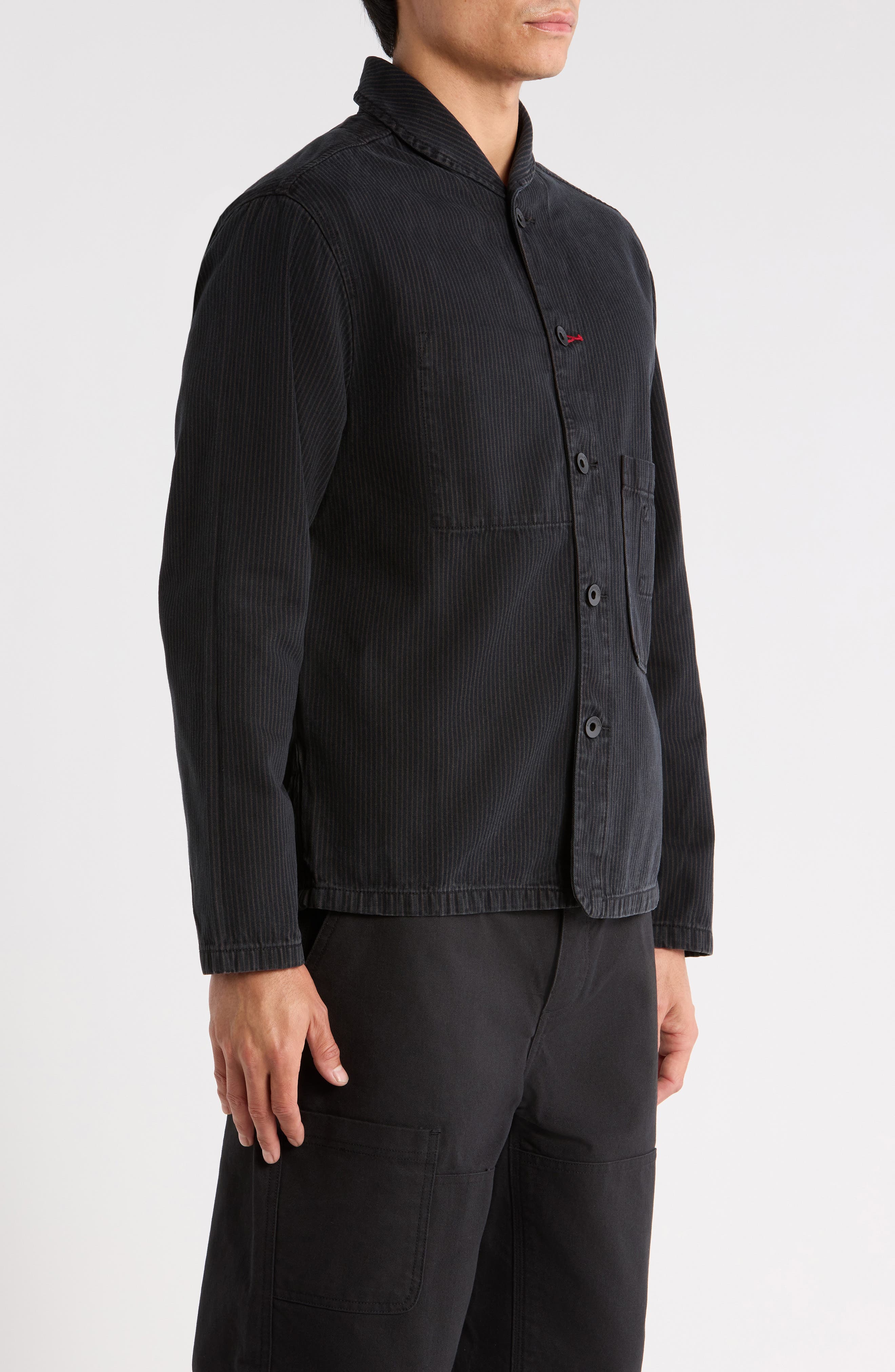 Imperfects Shepherds Indigo Hickory Stripe Shirt — фото 3