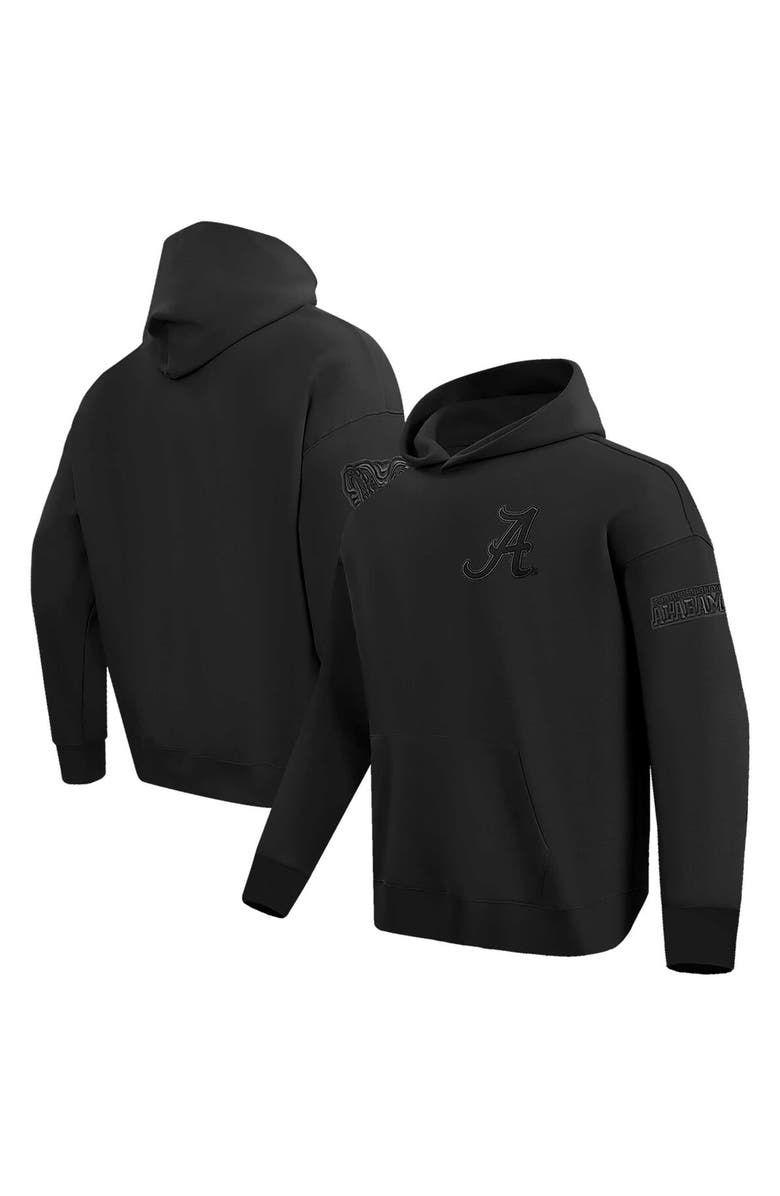 PRO STANDARD Men's Pro Standard Black Alabama Crimson Tide Neutral Pullover Hoodie, Alternate, color, 