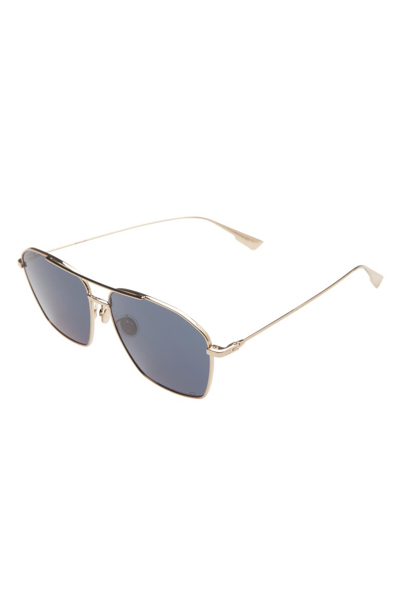 DIOR Stellaire 62mm Oversize Aviator Sunglasses, Alternate, color, 