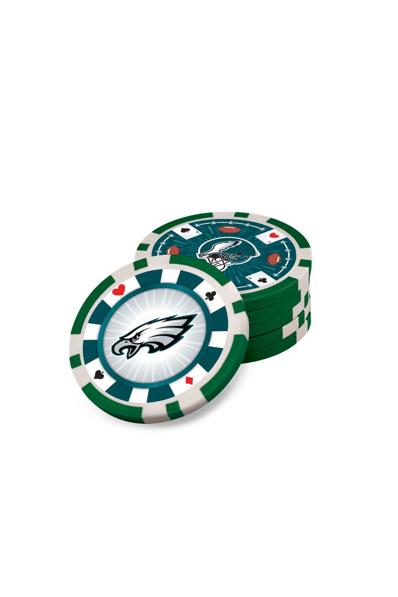 Philadelphia Eagles 300 Piece Poker Set, Alternate, color, Multicolor