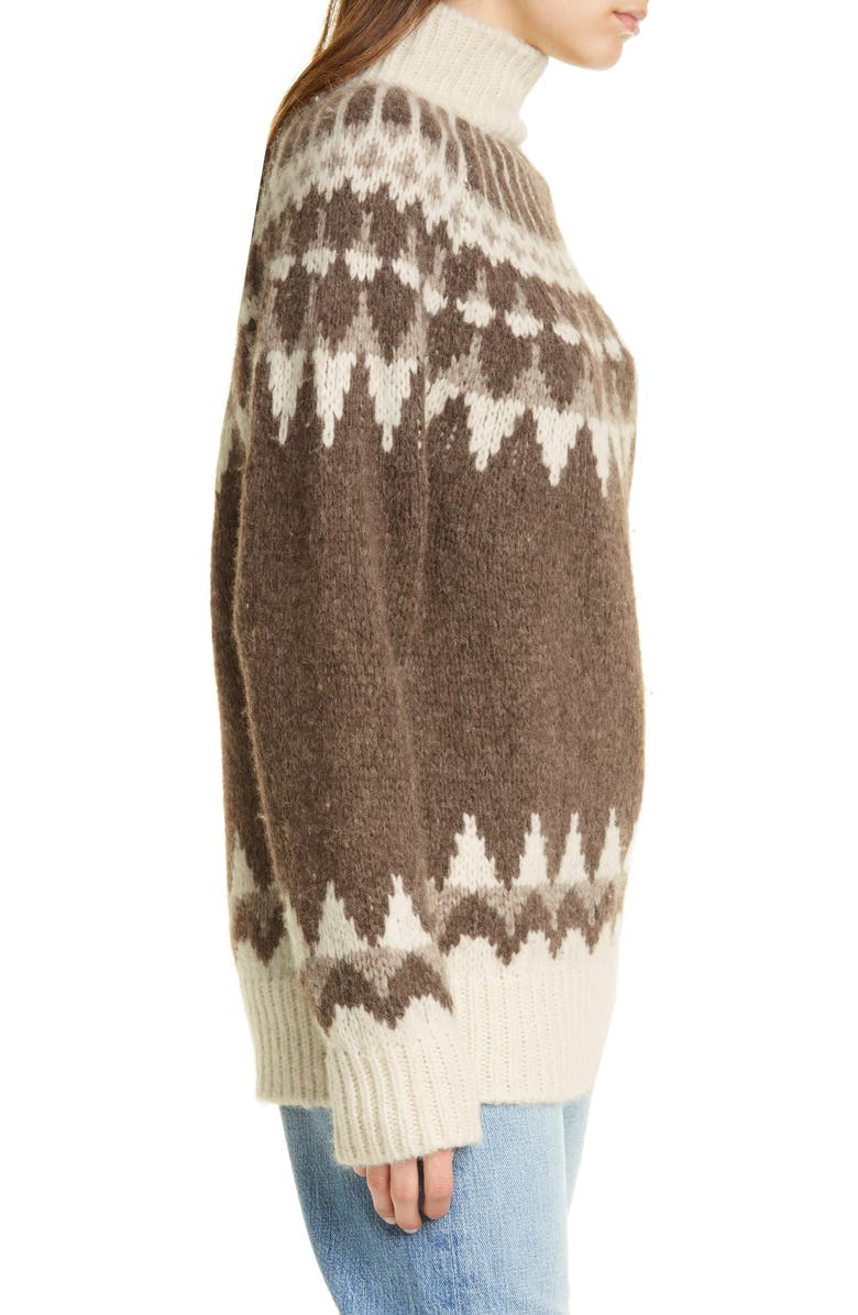 FRAME Fair Isle Alpaca & Wool Blend Sweater, Alternate, color, 