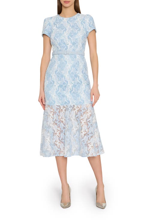 Tahlia Butterfly Lace Midi Dress