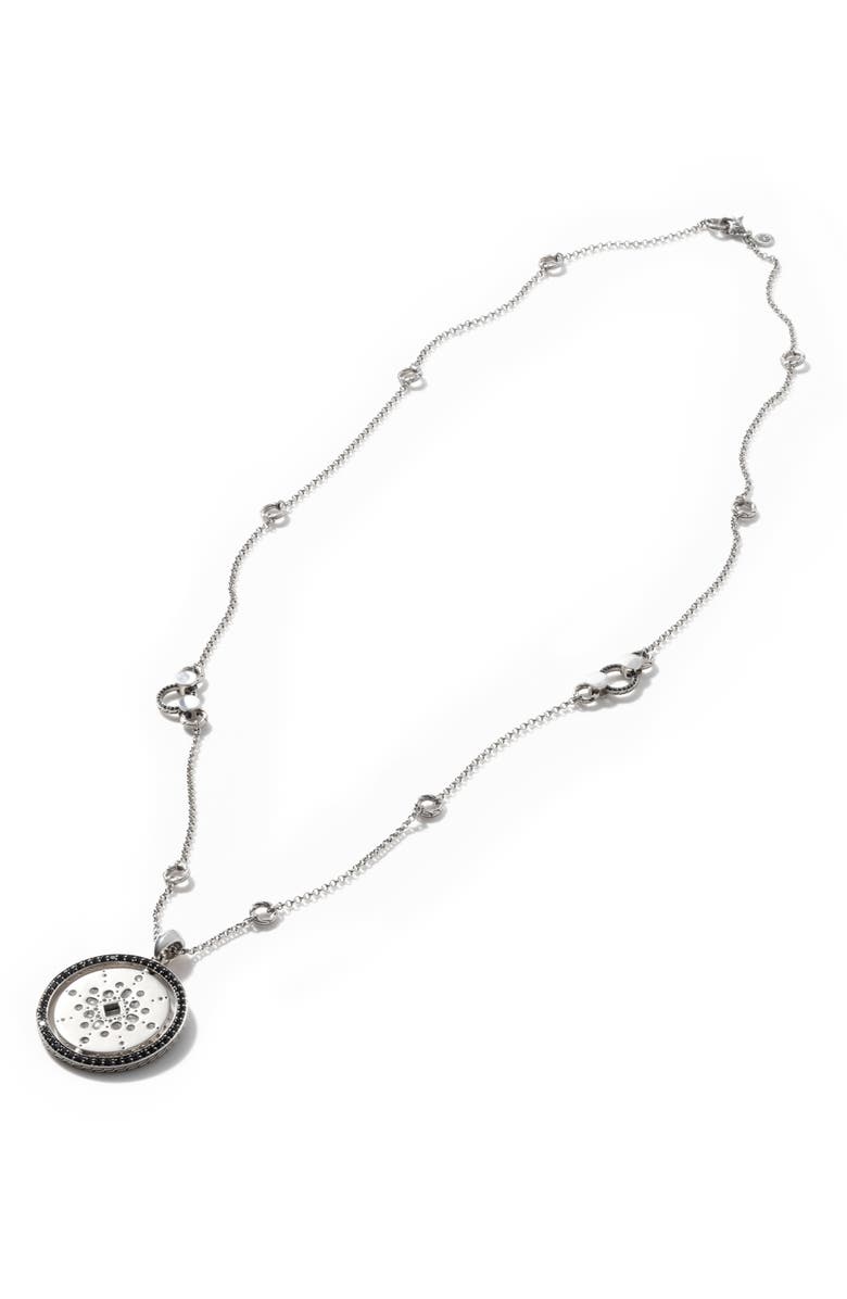 John Hardy Dot Mandala Diamond Pendant Necklace, Main, color, 