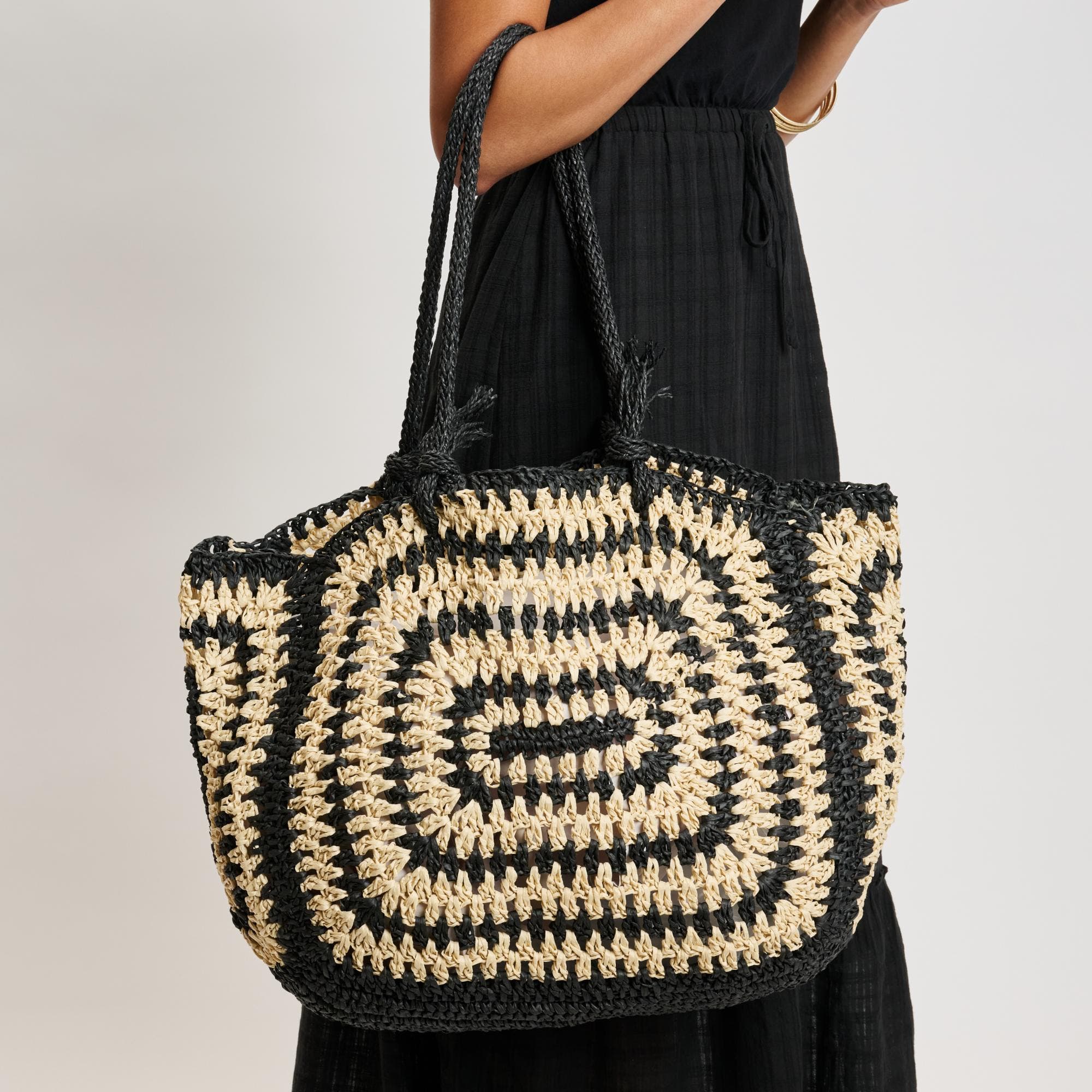 MODA LUXE Isla Tote, Alternate, color, Black Natural