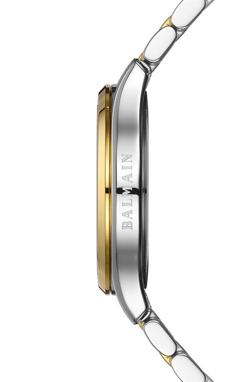 Balmain Watches Diamond Two-tone Bracelet Watch, 28mm