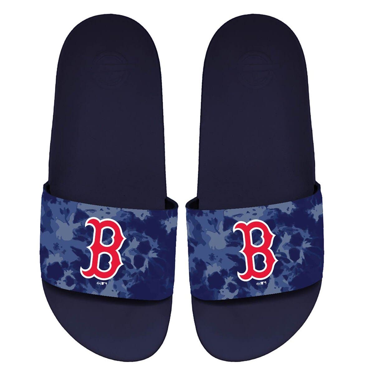 ISLIDE Unisex ISlide Boston Red Sox Acid Wash Motto Slide Sandals, Main, color, 