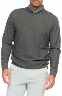 Robert Graham Colbourne Crewneck Performance Knit Pullover