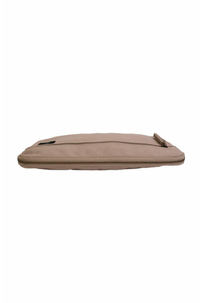 13-Inch Organic Cotton Laptop Sleeve, Alternate, color, Sand Dune