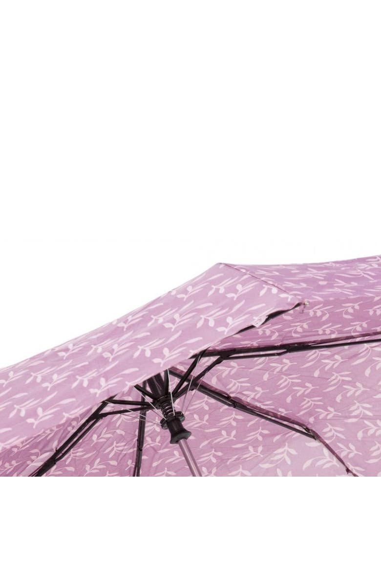 Maggiemay Automatic Umbrella, Alternate, color, Mauve Plant Print