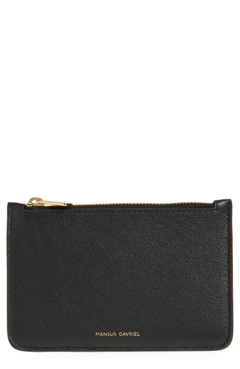 Leather Zip Card Holder