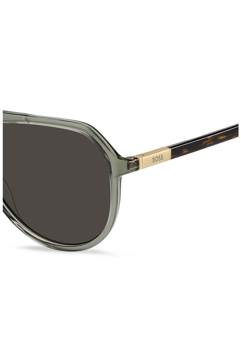 1831/S 58mm Pilot Sunglasses, Alternate, color, GREEN