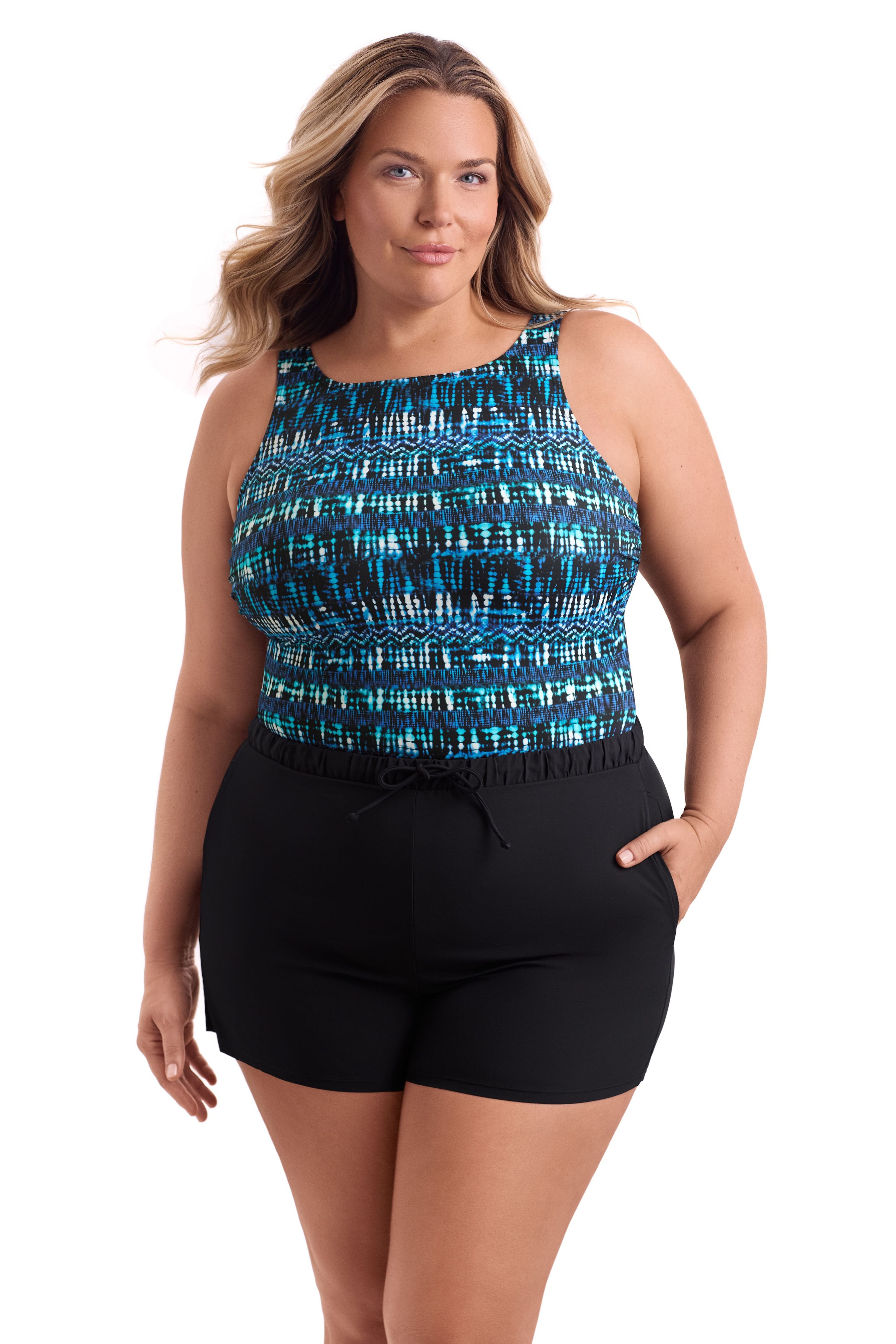 selected Blue Tribal Stripe