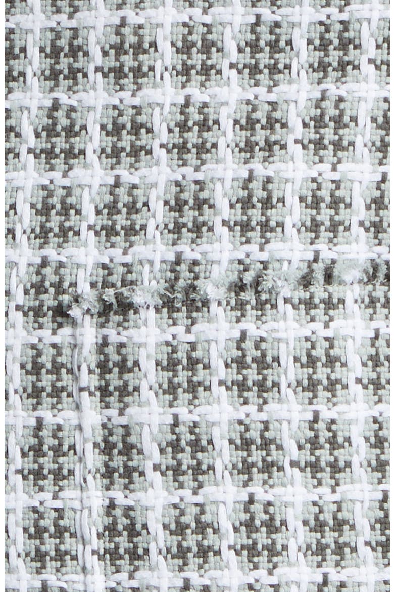 Unconstructed Fit Fray Edge Plaid Sport Coat, Alternate, color, MEDIUM GREY